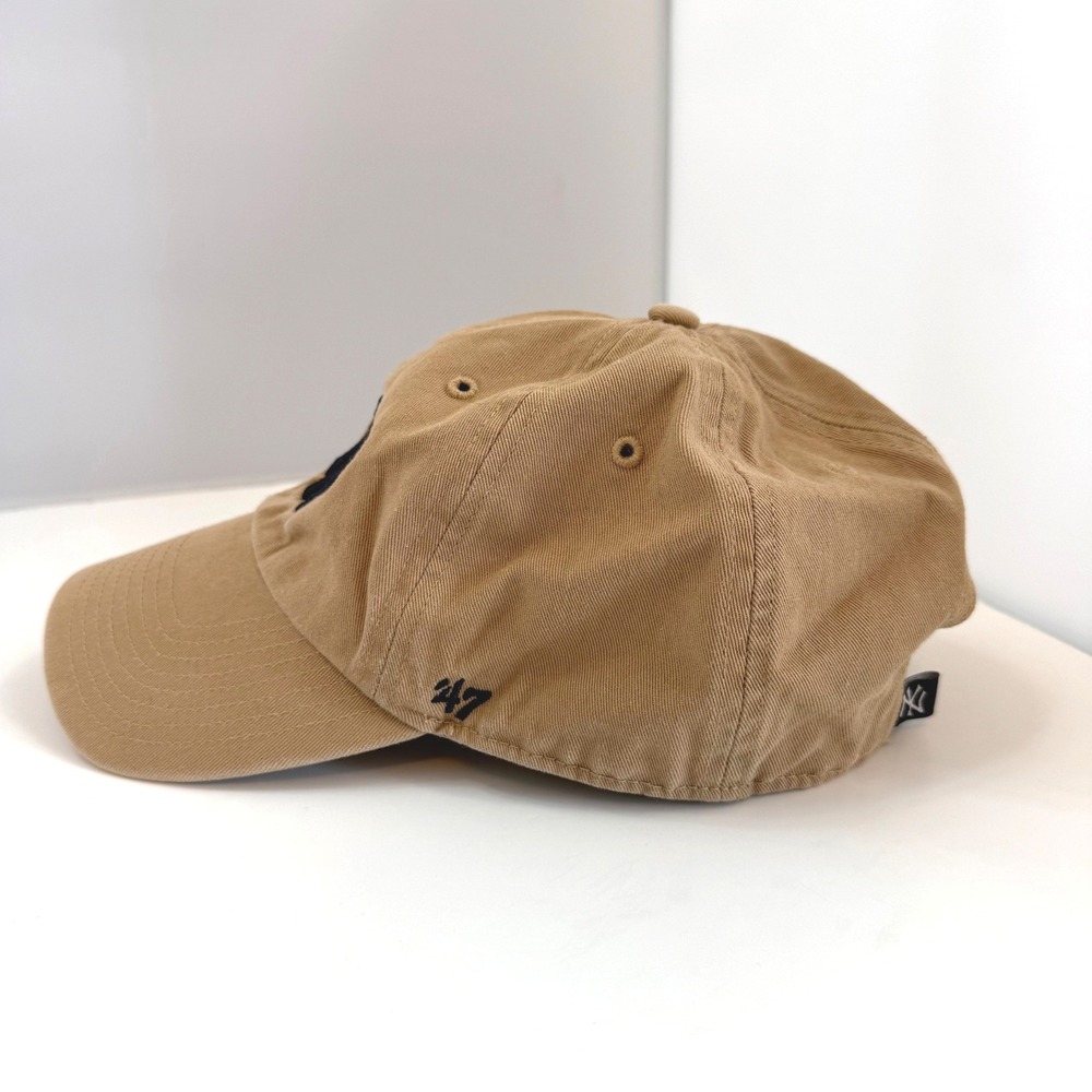 '47 Brand New York Yankees Hat Khaki Tan Adjustable Dad Hat OSFA - Picture 3 of 9